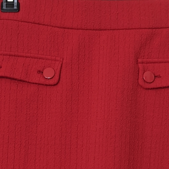Loft Women's Mini Red Skirt  Medium Petit - Picture 5 of 14
